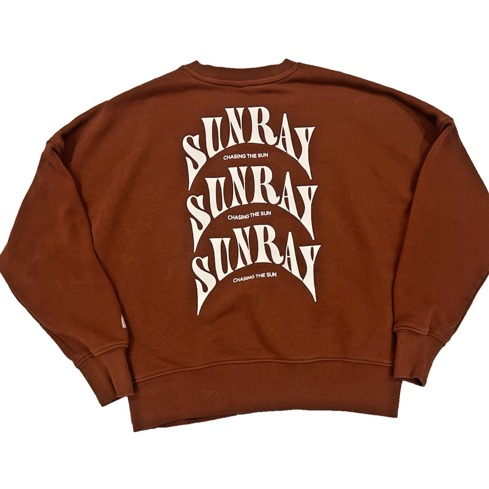 Scotch And Soda Brown Y2K Sweatshirt Women Pullover XS Top A001227